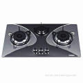 Gas Hob with 3 Burners, Stainless Steel Back, Enameled/Cast Iron Pan Support, Auto Pulse Ignition